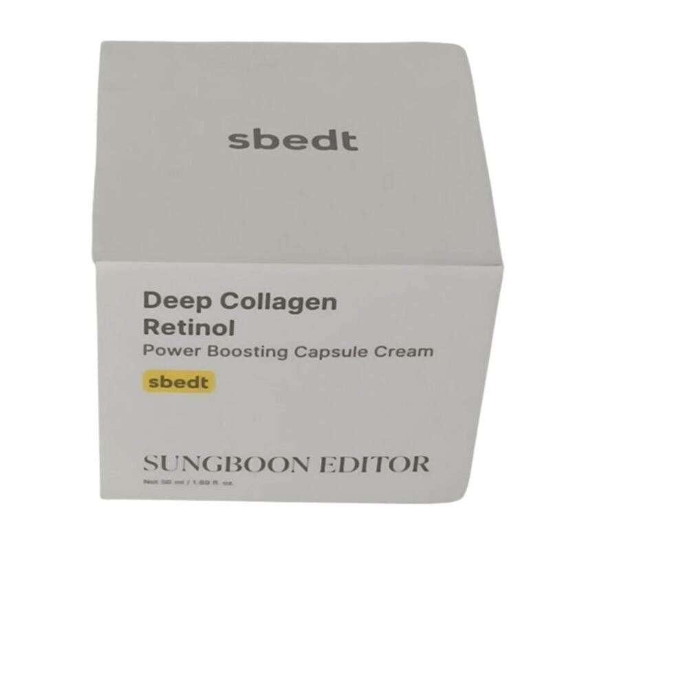 Sungboon Editor Sbedt Deep Collagen Retinol Power Boosting Capsule Cream 1.69 oz